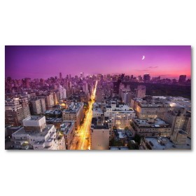 Αφίσα (Νέα Υόρκη, αξιοθέατα, θέα, πόλη, αρχιτεκτονική, γέφυρα, Νέα Υόρκη, ουρανός, φώτα)